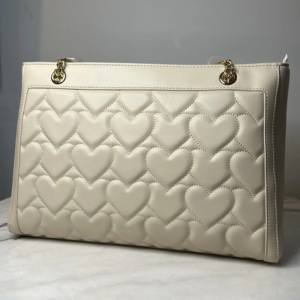 Love Moschino Beige Shoulder Bag - Picture 6 of 10